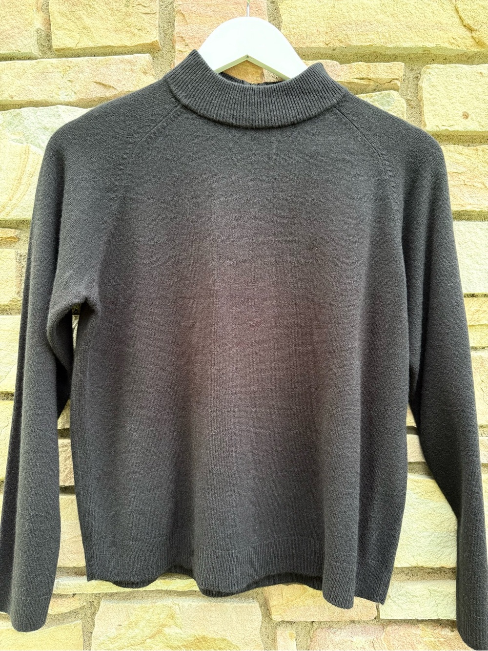 Women’s Crew Neck Sweater in Black Size M petite